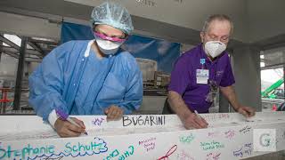 Geisinger Final Beam Ceremony for Henry Cancer Center Expansion [upl. by Woermer]