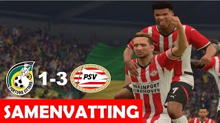 Fortuna Sittard vs PSV Samenvatting  Eredivisie 2425 [upl. by Summers571]