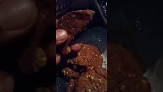 Peanut butter cookies vegan style taste test and grade food vegan veganlife eat [upl. by Tavey]