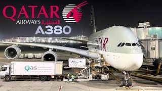 QATAR AIRWAYS AIRBUS A380 ECONOMY Doha  Bangkok [upl. by Polik582]