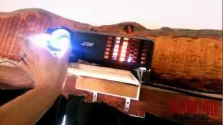 Acer X1261 DLP 3D Projector Lamp Change [upl. by Merras]