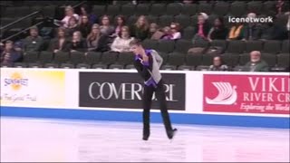 2016 US Figure Skating Nationals Novice Mens Short Program  Eric Sjoberg [upl. by Ycniuq236]