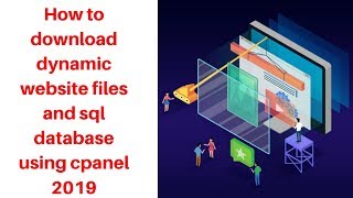 How to download dynamic website files and sql database using cpanel 2019  DigitalMarketingTutorial [upl. by Adnuahsal]