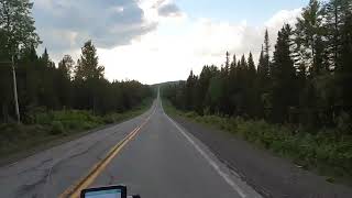 The Road to Gaspe’ Quebec from my Helmet Camera on Yamaha Tenere 700 [upl. by Pesek920]