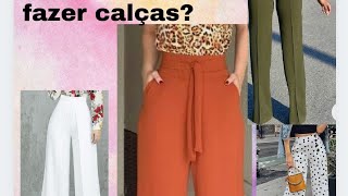 Qual tecido comprar pra fazer calça feminina [upl. by Ayifa]