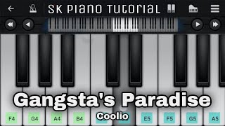 Gangstas Paradise from quotCoolioquot PIANO TUTORIAL [upl. by Ytisahcal840]