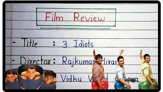 3 Idiots Film review  Film Review 3 Idiots  Three Idiots Film review  Film review Three Idiots [upl. by Rehpitsirhc561]