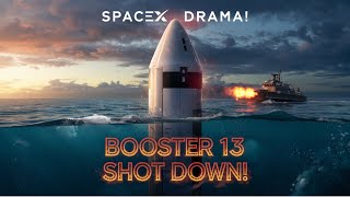 Incredible Footage SpaceXs Booster 13 Shot Down After Crash Landing [upl. by Korrie708]