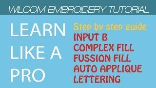 Wilcom Embroidery Digitizing tutorial  Simple Technique Step by step [upl. by Stormi]