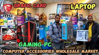 Computer accessories Wholesale Market Delhi  Computer Market Nehru Place Delhi gamingpc laptop [upl. by Airdua]