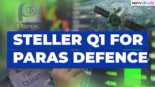 Expect Orderbook To Start Growing From Q2 Onwards Paras Defence Director Tells [upl. by Euridice]