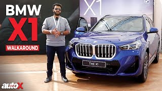 2023 BMW X1 Walkaround  Best SUV in its segment  All Features and Details Revealed  autoX [upl. by Zarah]