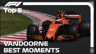 Top 5 Stoffel Vandoorne Best Moments in F1 [upl. by Aspa]