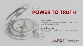 Power to Truth A Revealing Conversation with Peter Goodman and Anat Admati [upl. by Samale]