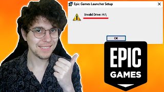 How To Fix Epic Games Invalid Drive [upl. by Claudia]