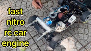 fast nitro rc car engine [upl. by Allerus]