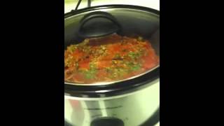 CrockPot Jambalaya Recipe Chicken Sausage and Shrimp [upl. by Hsitirb]