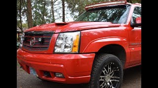 2002 Cadillac Escalade HEADLIGHT Replacement [upl. by Badr66]