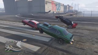 GTA V  Declasse Vamos vs Declasse VigeroChevrolet Nova vs Chevrolet Camaro Z28 L89 Big Block [upl. by Casavant]