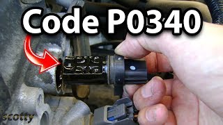 How to Replace Bad Camshaft Position Sensor in Your Car Code P0340 [upl. by Mick]