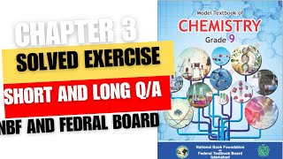 class 9 chemistry chapter 3National book foundation curriculum 202324 [upl. by Isaacs]