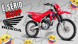 NOVA CRF 250F 2025 VEJA ESSA VERGONHA [upl. by Acinet]