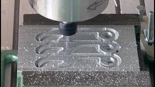 Milling Aluminium Bottle Openers CNC 6040 Router [upl. by Airahs507]