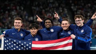 Highlights Team USA medals in mens gymnastics team finals [upl. by Africah]