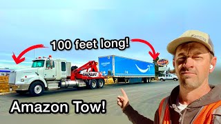 100’ Long Tow to Amazon Headquarters [upl. by Rovelli]