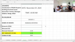 Procurement Livestream for Aklan DEO on November 07 2024 [upl. by Hutton720]