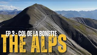 Riding the Alps An Epic Motorcycle Adventure Episode 3  Col de la Bonette [upl. by Kyriako521]