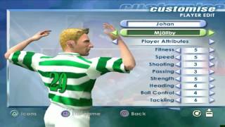 Celtic Glasgow Fifa 2001 Squad Faces Larsson Boyd Moravcik Petrov Sutton [upl. by Francis322]