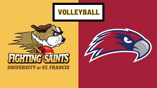 USF Volleyball St Francis Ill vs Viterbo University Wis 91024 [upl. by Johnstone893]