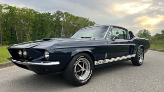 1967 Shelby GT500 Nightmist Blue 428 8V For Sale [upl. by Ambrosane229]