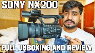 Sony HXR NX200 New Full Hindi Review  Must Watch [upl. by Adrial838]