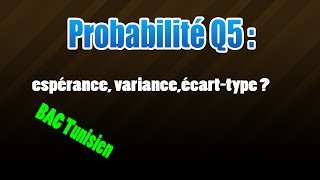 05proba  espérancevariance et écart type [upl. by Luanni272]