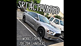 How To Activate SRT Settings On Any 20112014 Dodge Charger [upl. by Aiynat]