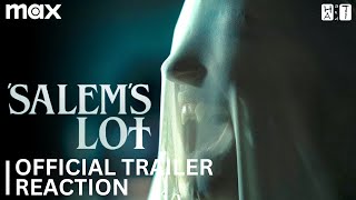 Salems Lot  OFFICIAL TRAILER REACTION  Stephen Kings terrifying novel  HA and TI [upl. by Deidre209]