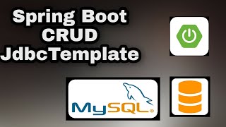 Spring Boot CRUD with jdbc template  CRUD  JdbcTemplate [upl. by Haneekas]