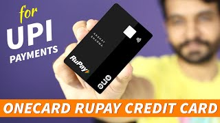 Onecard UPIRupay Credit Card Launched🔥🔥 [upl. by Eerat]