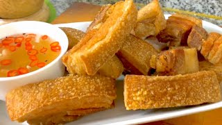 CRISPY LECHON KAWALI  How to Cook Super Crispy Fried Pork Belly [upl. by Norreht]