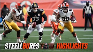 Pittsburgh Steelers vs Cleveland Browns Epic Match Highlights  NFL 2024 Showdown [upl. by Notgnihsaw]