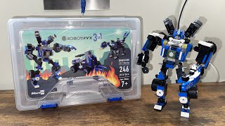 Build it vid Lego robot off brand robotryx brand lego mech blue robot building toy building bricks [upl. by Urson]