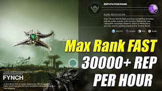 Destiny 2 Fastest Throne World Reputation Farm 30k Rep Per Hour Fynch [upl. by Josselyn]