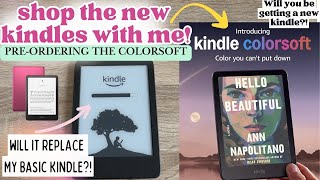 NEW KINDLES PREORDER THE NEW KINDLE COLORSOFT WITH ME kindlecolorsoft kindlecolor paperwhite [upl. by Lucilia]