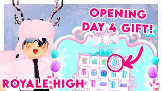 Royale High  Opening Day 4 Advent Calendar Item Christmas Update 2022 [upl. by Gnilhsa]