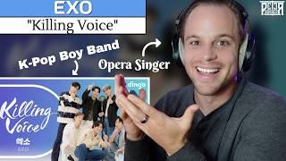 INCREDIBLE Performance Professional Singer Reaction amp Vocal ANALYSIS  EXO  Killing Voice [upl. by Baecher]