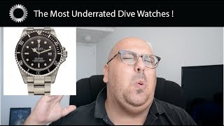 Top 5 Most Underrated Dive Watches  Federico Talks Watches [upl. by Rednas]