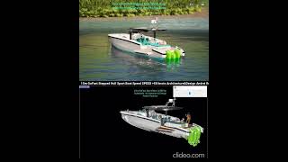 15m GoFast Stepped Hull Sport Boat Speed SPEED 50 knots ArchitectureampDesign Andrei Rochian [upl. by Bremer127]