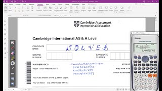 970912MJ24  CAIE AS amp A LEVEL PURE MATHEMATICS 1 MAYJUNE 2024 Paper 12 [upl. by Eannej534]